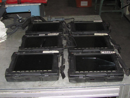 LOT OF 6 INTERMEC 6650 NORAND PEN TABLET COMPUTERS T4465