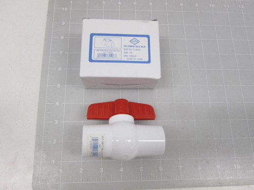 LOT OF 10 DURA T1-007W PVC COMPACT BALL VALVE T61325