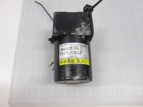 YOKOGAWA RM-H7A15ZMR246 7RH1-DZ7.5R041 REVERSIBLE MOTOR W/ GEAR HEAD T61413