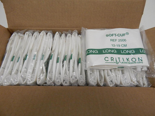 CASE OF 20 GE SOFT CUF 2506 CHILD LONG BLOOD PRESSURE CUFF 12-19 CM T61801