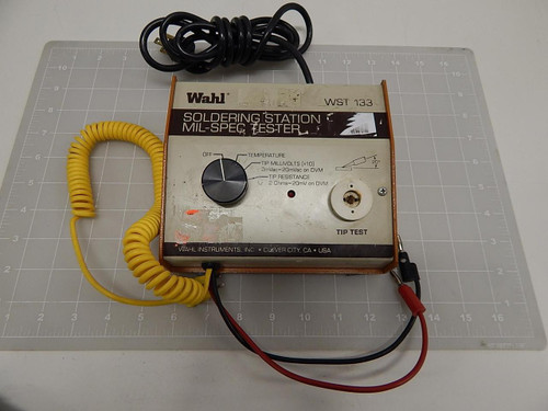 WAHL INSTRUMENTS WST133 SOLDERING STATION MIL-SPEC TESTER