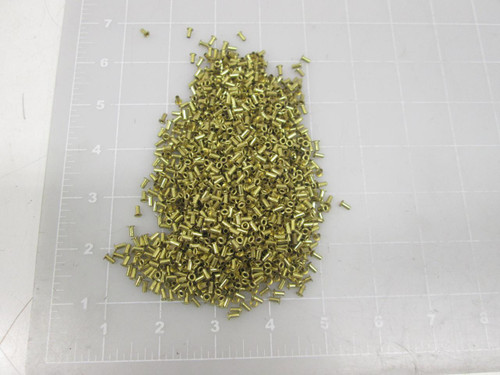 LOT OF 533 35701200 BRASS RIVETS T62354