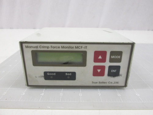 TRUE SOLTEC MCF-IT MANUAL CRIMP FORCE MONITOR T62392