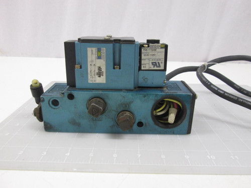 MAC PME-111DABE 6211C-211-PM-111DA 6211C-000-PM-111DA SOLENOID VALVE W/ MANIFOLD T62590