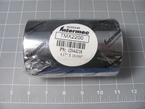 CASE OF 16 INTERMEC 12044218 TMX2200 THERMAX PRINTER RIBBON 4.17" X 18000" BLACK