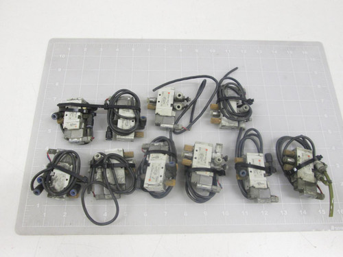 LOT OF 10 SMC SYJ5120-5M0Z-M5-Q SOLENOID VALVE T62870