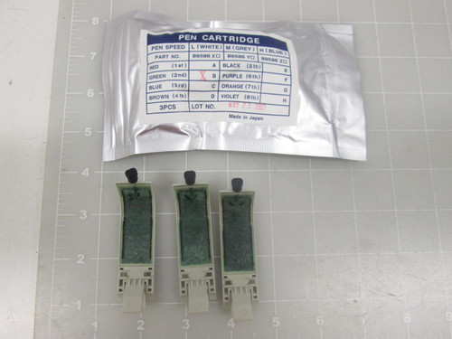 B9586 GREEN PEN CARTRIDGES T62928