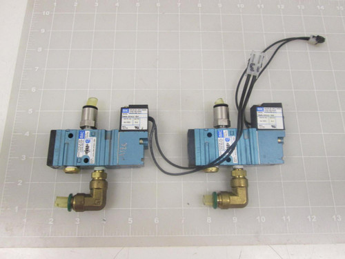 LOT OF 2 MAC DMB-DDA-1BA SOLENOID VALVE T63051
