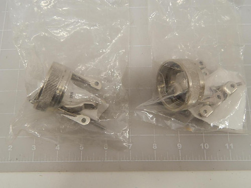 LOT OF 2 07418/M85049/52-1-28N CIRCULAR STRAIN RELIEF T63182