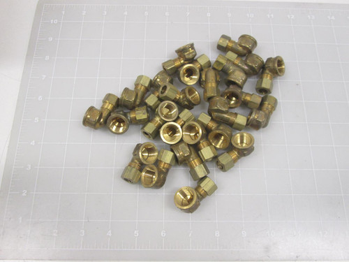 LOT OF 25 BRASS CRAFT 3/8" X 3/8" FPT T63283