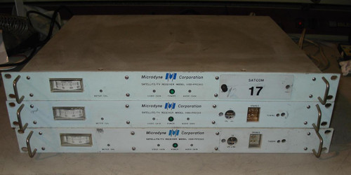 3 MICRODYNE 1100-FFC(X1) SATELLITE RECEIVER T5691