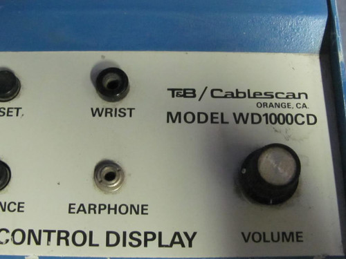 TAND B CABLESCAN WD 1000 CD REMOTE CONTROL DISPLAY T4564