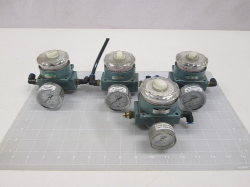 LOT OF 4 CKD DENSO 2302-2C-S22 410690-0020 REMOTE CONTROL DIAL AIR REGULATOR T64096
