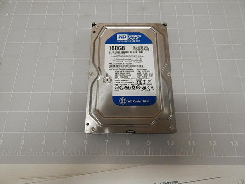 WESTERN DIGITAL  WD1600AAJS 160GB HARD DRIVE  T65090
