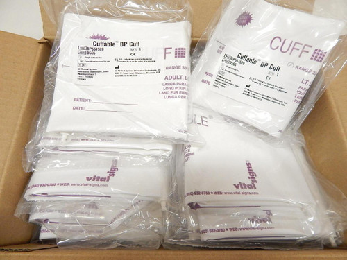 CASE OF 20 0565 BP551520 LARGE ADULT CUFFABLE BP CUFFS T65450