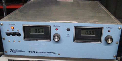 ELECTRONIC MEASURMENTS TCR 800S2-2-D POWER SUPPLY 0-80 T4635