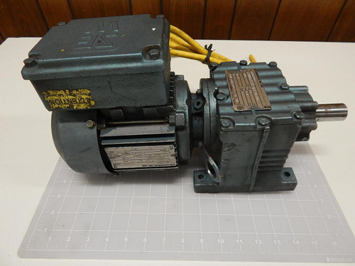 SEW EURODRIVE R27DT71D4 DFT71D4 GEAR MOTOR W/ REDUCER GEAR BOX T66295