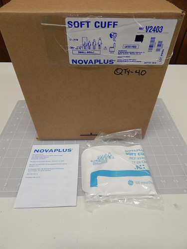 CASE OF 40 NOVAPLUS SOFT CUFF V2403 SMALL ADULT BLOOD PRESSURE CUFFS 17-25CM T67050