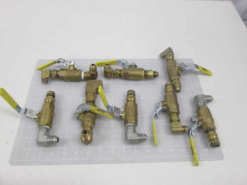LOT OF 8 PARKER 250 BALL VALVES T66962