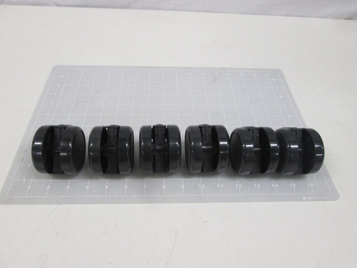 LOT OF 6 2 1/2" DIAM CASTERS 2 1/2" DIAM CASTERS T67144