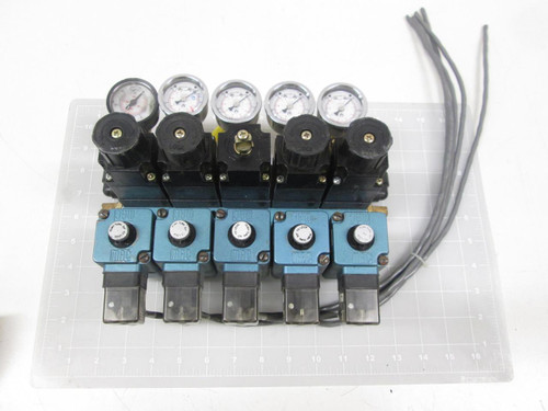 LOT OF 5 MAC 252B-504JC SOLENOID VALVES T68131