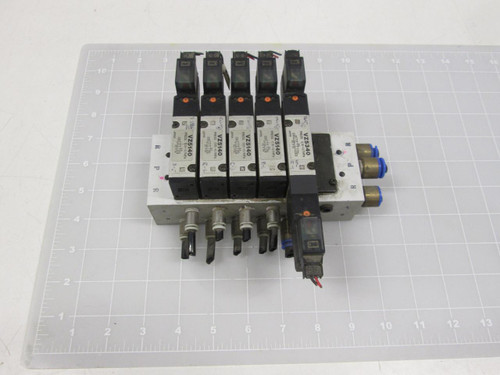 LOT OF 5 SMC VZ5140 SOLENOID VALVES T68140