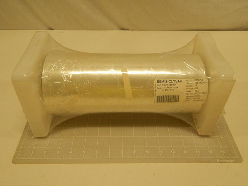 BEMIS CLYSAR CPS465994 12" HPGF 45 GA 5" OD X 3" ID HEAT SHRINK WRAP ROLL 618 FT T69508