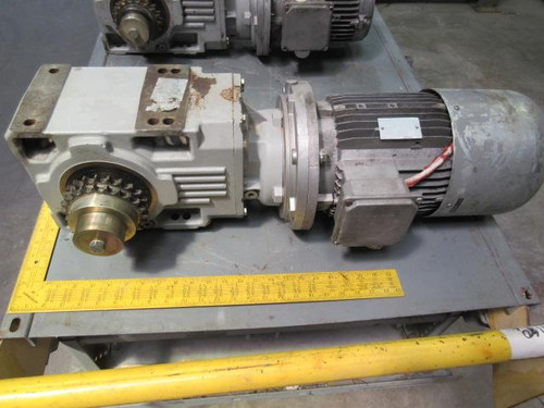 BONFIGLIOLI A412 NR P112 1128/411 2959/4 MOTOR & GEAR REDUCER ASSEMBLY T69816