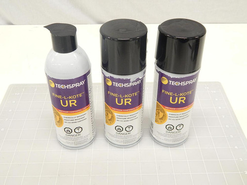 LOT OF 3 TECHSPRAY 2104-12S URETHANE CONFORMAL COATING T70133