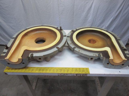 KRUGER FLOWSERVE 25R091 2115155 2104733 WATER PUMP ASSEMBLY COVER HOUSING W/ GASKETS T71163