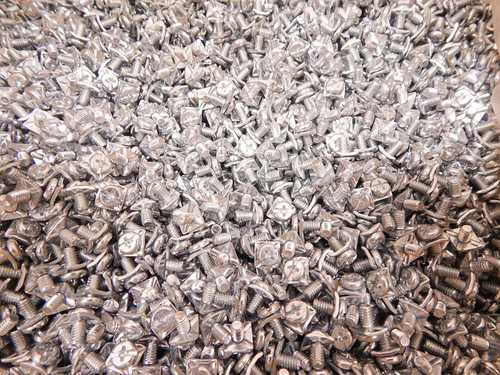 LOT OF 36800 AF024965 8-32 X 1/4 COMBO PAN SEMS SCREW STEEL ZMC PLATED SQUARE WASHER T71359