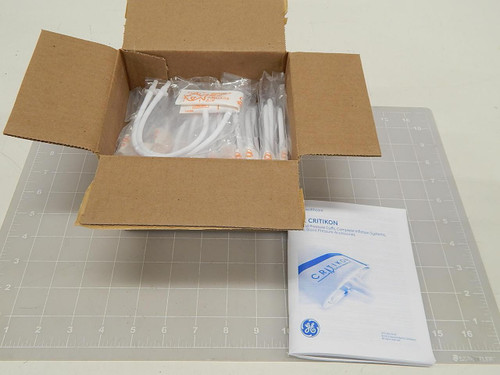 LOT OF 20 GE GENERAL ELECTRIC CRITIKON 2521 NEONATAL #1 3-6 CM 2-TUBE MALE SLIP LUER T71597