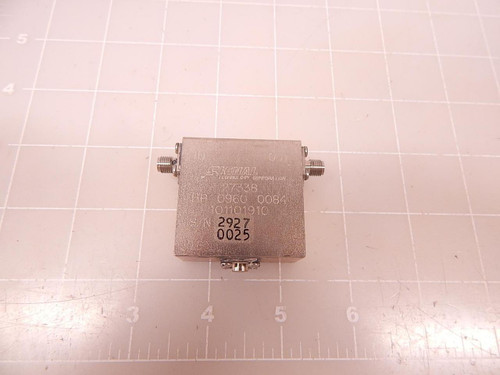 SIGNAL 27338 HP 0960 0084 101101910 MICROWAVE ISOLATOR T71734