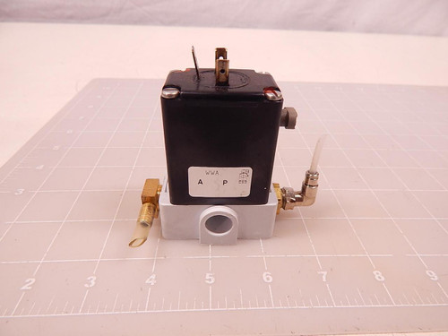 BURKERT 00458817 0124 A 5/64 EPDM PP NPT1/4 PMAX 145PSI SOLENOID VALVE T71955