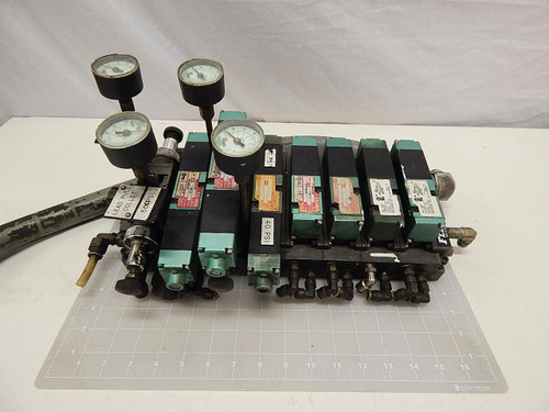 LOT OF 7 NUMATICS 081SS415M 081SA400M SOLENOID VALVE ASSEMBLY T72263