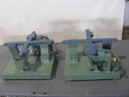 LOT OF 2 18" FLORIDA FEEDERS VIBRATORY BOWL FEEDER BASE T15017