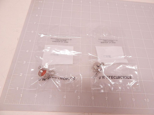 LOT OF 2 S.M. ELECTRONICS SC2010C MALE OPEN CIRCUIT CONNECTOR CAP T74125