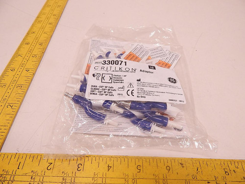 LOT OF 10 GE GENERAL ELECTRIC MEDICAL SYSTEMS 330071 CRITIKON ADAPTOR T74915