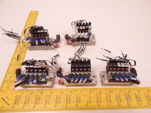 LOT OF 25 SMC NVJ32R/SYJ322R SOLENOID VALVE T75028