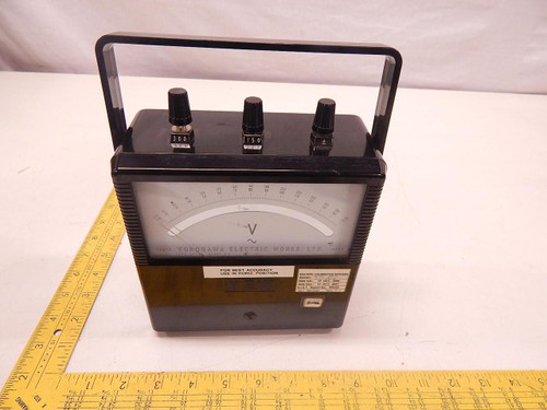 YEW YOKOGAWA HOKUSHIN ELECTRIC 12115M VOLT METER T77010