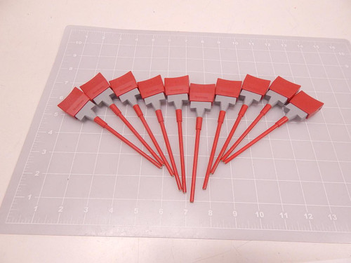 LOT OF 10 LUMBERG AUTOMATION 973053101 TEST PROBE T75885