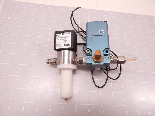 MAC 71215SN2MN00N0L111P3 225B-111BAAA PNEUMATIC VALVE REMOTE W/ SOLENOID VALVE T77268