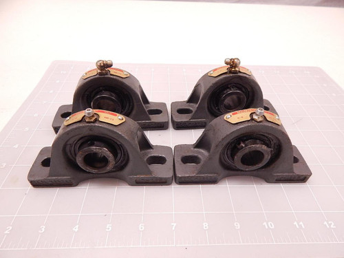 LOT OF 4 SEAL MASTER NP-12 PILLOW BLOCK BEARINGS T77270