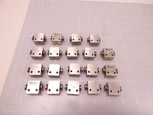 LOT OF 19 PARKER MDV235-P-Z QUICK EXHAUST AND SHUTTLE VALVE T77275