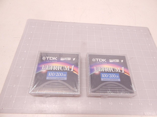 LOT OF 2 TDK D2404-100 ULTRIUM DATA CARTRIDGE T77438