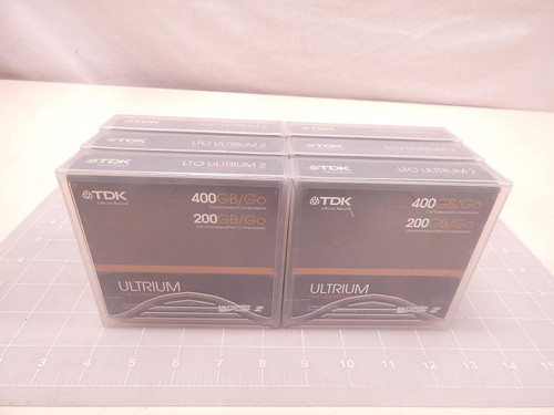 LOT OF 6 TDK 63952533-A ULTRIUM TAPE CARTRIDGE T77440