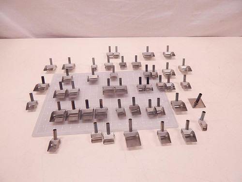 LOT OF 33 MINI MICRO STENCILS T76236