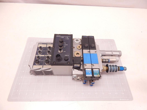 FESTO 18990 PNEUMATIC VALVES DISTRIBUTION BLOCK T76274