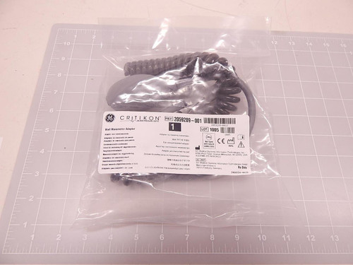 GE GENERAL ELECTRIC MEDICAL SYSTEMS 2059289-001 WALL MANOMETER ADAPTOR T76408