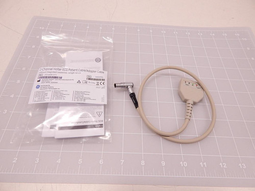 GE 2014606-071 2-CHANNEL HOLTER ECG PATIENT CABLE/ADAPTER CABLE T78333